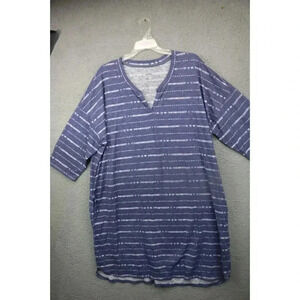 Sonoma Women's Night Shirt/Gown-Size 1X-1/2 Sleeves-Pockets